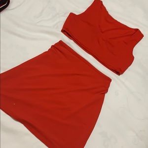 Red two piece set